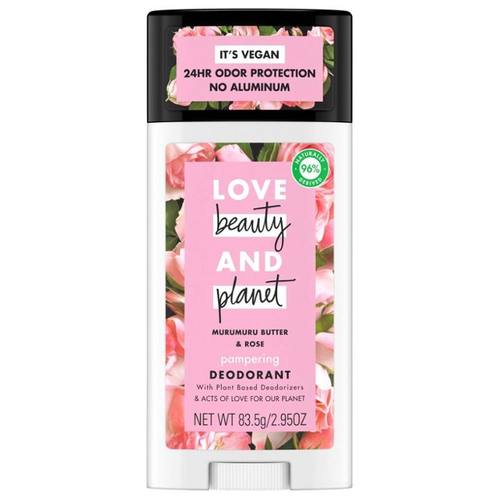 Love Beauty And Planet Love Beauty & Planet Aluminum-free Murumuru Butter & Rose Pampering Deodorant