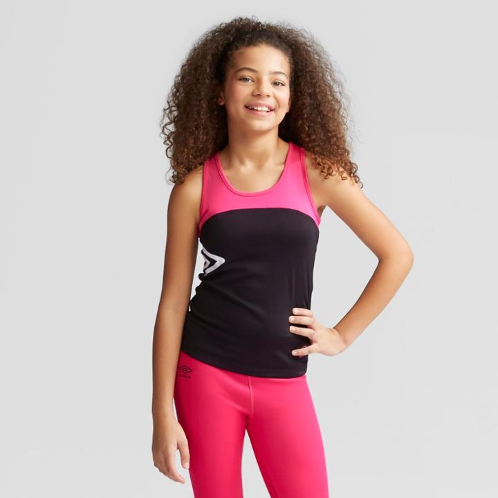 Umbro Girls' Performance Tank Top - Black