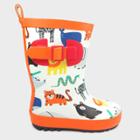 Kids' Rain Boots Animals White L - Sun Squad , Girl's,