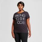 Women's Plus-size Performance Strappy Back T-shirt - C9 Champion - Black