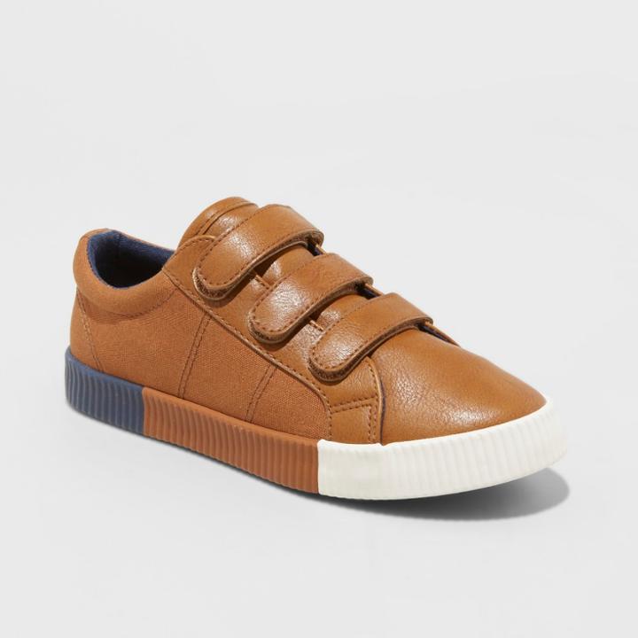 Boys' Wilson Triple Strap Sneakers - Cat & Jack Brown