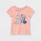 Toddler Girls' Disney Minnie & Daisy Girls Rule Short Sleeve Graphic T-shirt - Pink 3t - Disney