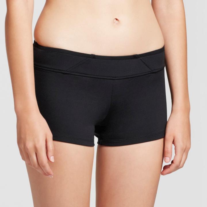 Women's Swim Shorts Bikini Bottom - Black - S - Mossimo, Black Espresso