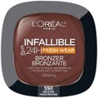 L'oreal Paris Infallible Up To 24hr Fresh Wear Soft Matte Bronzer - 550 Deep Dark
