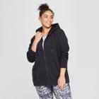 Women's Plus Size Authentics Full Zip Fleece - C9 Champion Black