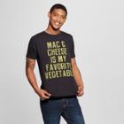 Petitemen's Short Sleeve Mac & Cheese Is My Favorite Vegetable Graphic T-shirt - Awake Black