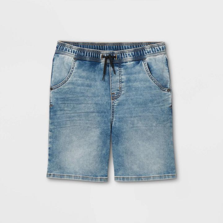 Oversizeboys' Pull-on Shorts - Art Class Medium Wash