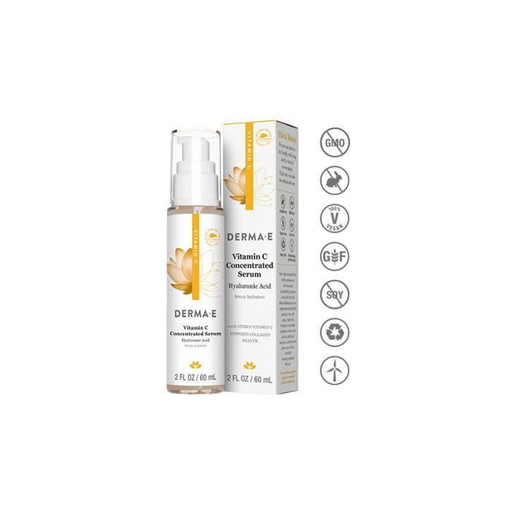 Unscented Derma E Vitamin C Concentrated Serum With Hyaluronic Acid