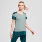 Women's Mesh Block T-shirt - C9 Champion Night Garden Heather