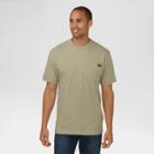 Dickies Men's Big & Tall Cotton Heavyweight Short Sleeve Pocket T-shirt- Desert Sand Xl Tall,