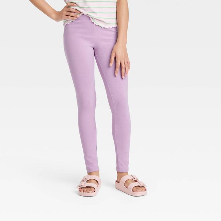 Girls' Leggings Pants - Cat & Jack Lilac
