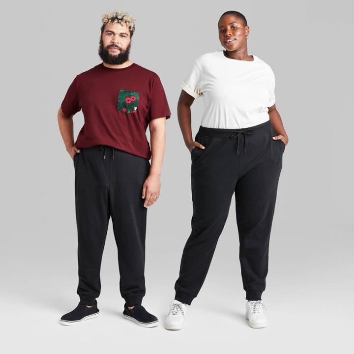 Men's Big & Tall Bottoms Taper Jogger Pants - Original Use Black