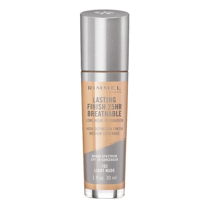 Target Rimmel Lasting Finish Breathable Foundation - 102 Light Nude