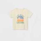 Toddler Boys' 'live In The Sunshine' Short Sleeve T-shirt - Art Class Cream 2t, Ivory/yellow