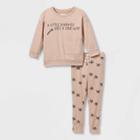 Grayson Collective Toddler Boys' Crewneck Top & Bottom Set -