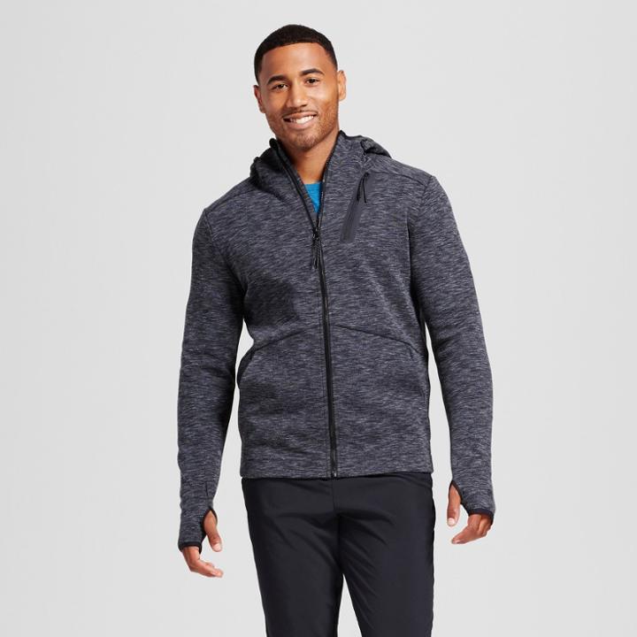 Men's Victory Fleece Full Zip Hoodie - C9 Champion Black Heather