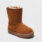 Toddler Girls' Kya Genuine Suede Fashion Boots - Cat & Jack Chestnut 10, Girl's, Brown