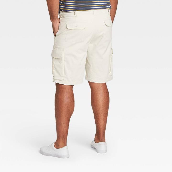 Men's Big & Tall 11 Cargo Shorts - Goodfellow & Co Light Beige
