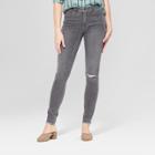Women's High-rise Skinny Jeans - Universal Thread Gray Wash