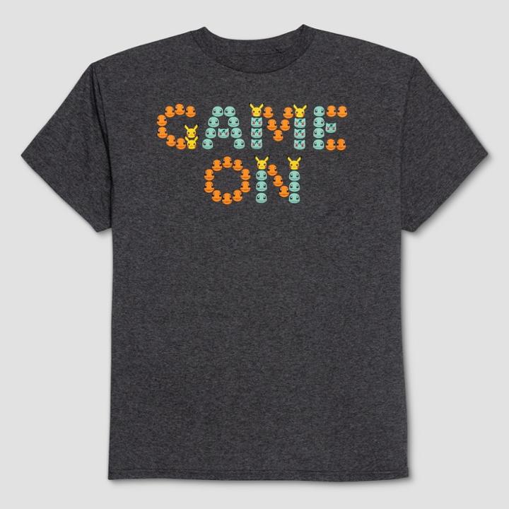 Boys' Pokemon Game On Short Sleeve T-shirt - Black