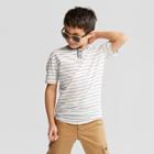 Boys' Short Sleeve Henley T-shirt - Cat & Jack Eco White