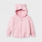 Baby Girls' Sweater Poncho - Cat & Jack Pink Newborn