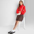 Women's Cropped Turtleneck Pullover Sweater - Wild Fable Tomato Red