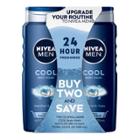 Nivea Men Cool Body Wash With Icy Menthol  33.8 Fl Oz/2pk