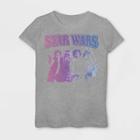 Girls' Star Wars Vintage Group Short Sleeve T-shirt - Heather Gray