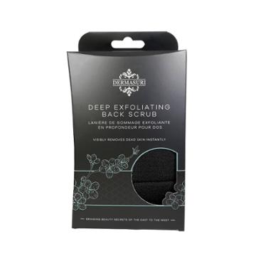 Dermasuri Deep Exfoliating Back Scrub - Black