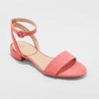 Women's Winona Wide Width Ankle Strap Sandals - A New Day Pink 6,