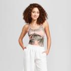 Women's Any Day Printed Tank - A New Day Pink/olive Xxl, Green Pink
