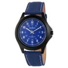 Peugeot Watches Peugeot Men's Aviator Water Resistant Canvas Band - Blue
