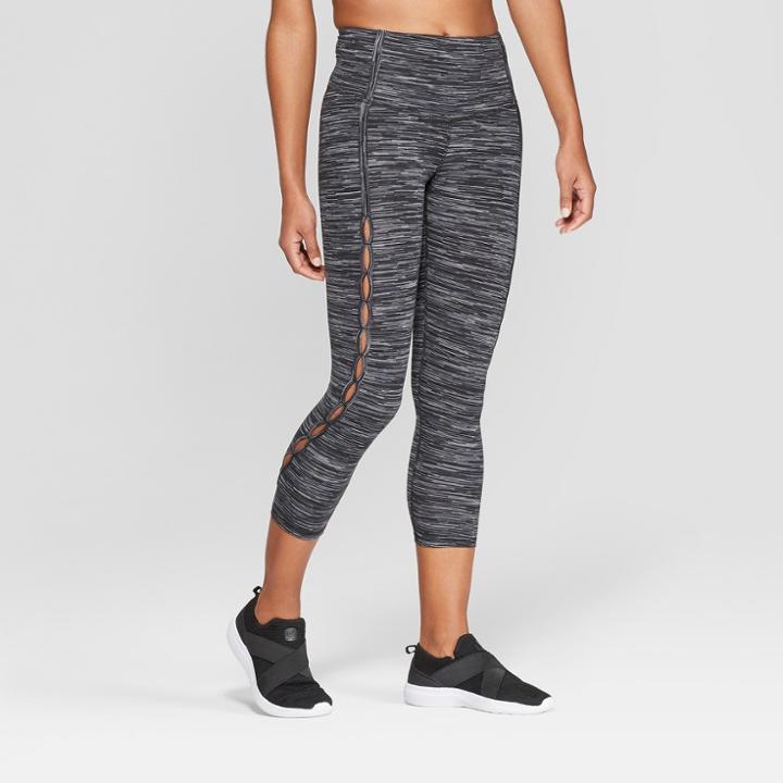 Women's Everyday High-waisted Leggings - C9 Champion Black Spacedye M, Black