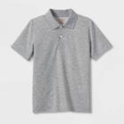 Kids' Short Sleeve Performance Uniform Polo Shirt - Cat & Jack Gray