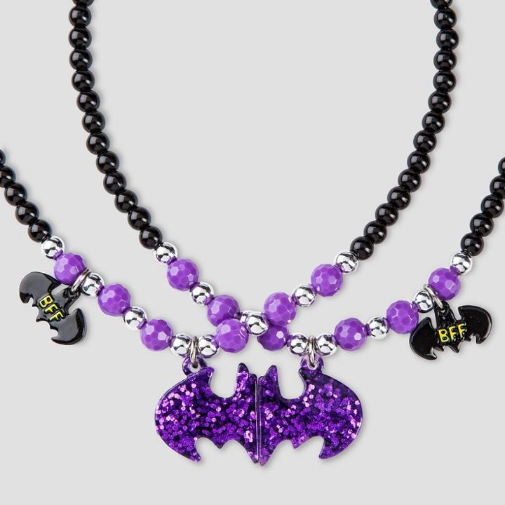 Girls' Batgirl Bff Charm Necklace Set,