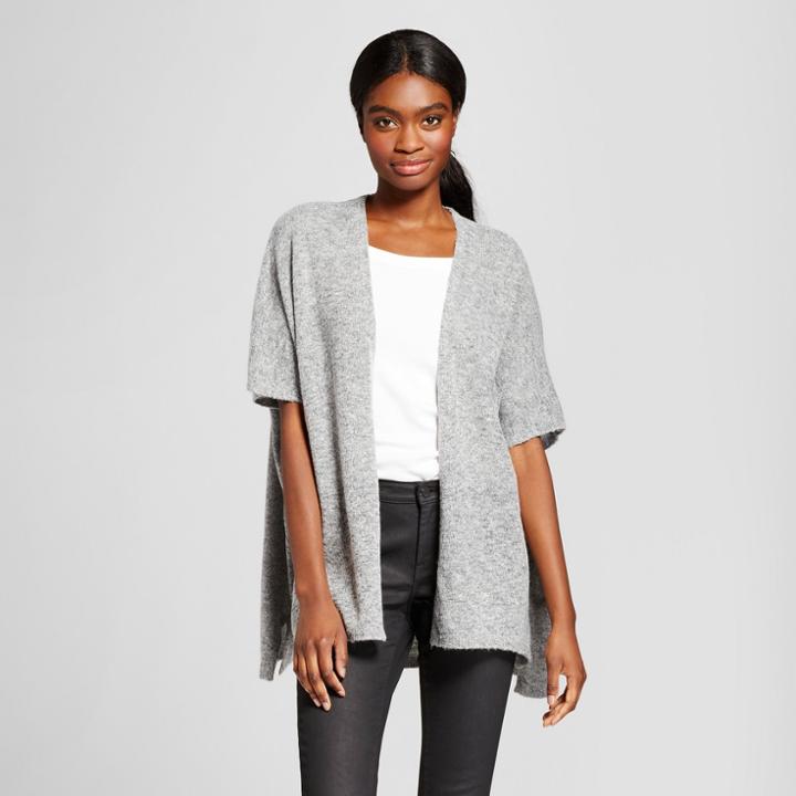 Women's Oversized Heart Cardigan - K By Kersh Gray