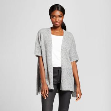 Women's Oversized Heart Cardigan - K By Kersh Gray
