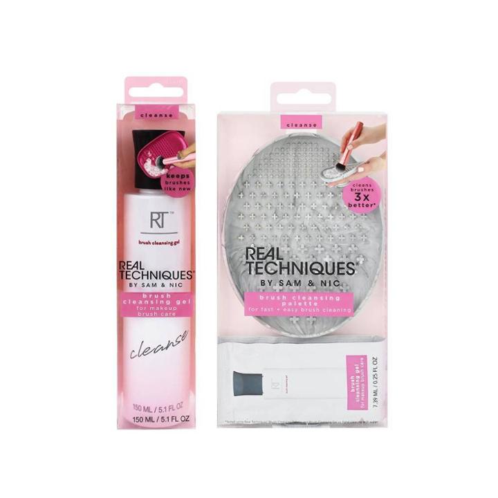 Real Techniques Cleansing Duo - Cleansing Palette & Cleansing Gel