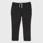 Toddler Boys' Woven Pull-on Pants - Cat & Jack Black
