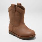 Toddler Boys' Pull-on Hunter Booties - Cat & Jack Brown
