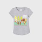 Girls' Nintendo Animal Crossing Short Sleeve T-shirt - Gray