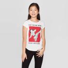 Petitegirls' Disney Princess Mulan That Feeling When Short Sleeve T-shirt - White Xs, Girl's, Beige