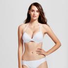 Mossimo Women's Push-up Underwire Strappy Back Bikini Top - White -