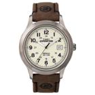 Men's Timex Expedition Field Watch With Leather Strap - Silver/brown T49870jt,