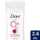 Dove Beauty 0% Aluminum Pomegranate & Lemon Verbena Deodorant