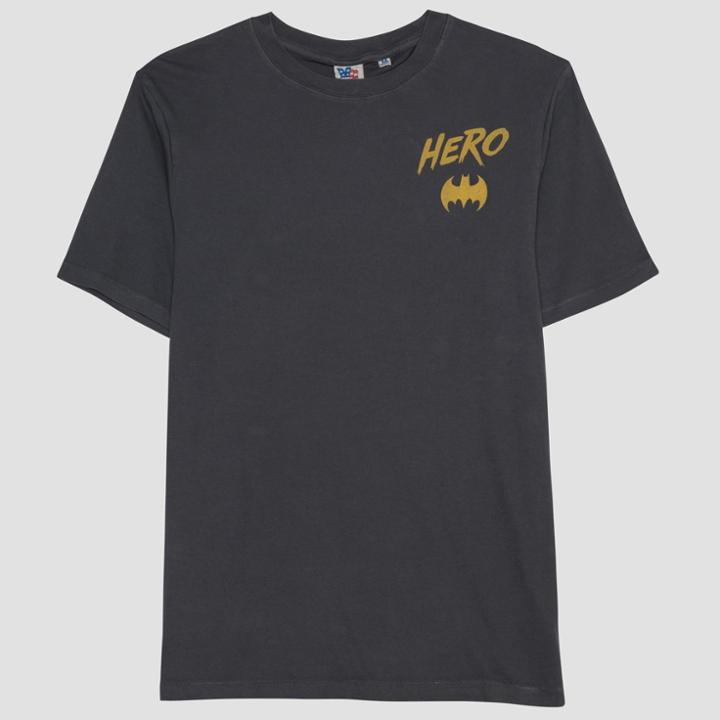 Junk Food Men's Batman Short Sleeve T-shirt - Charcoal Heather