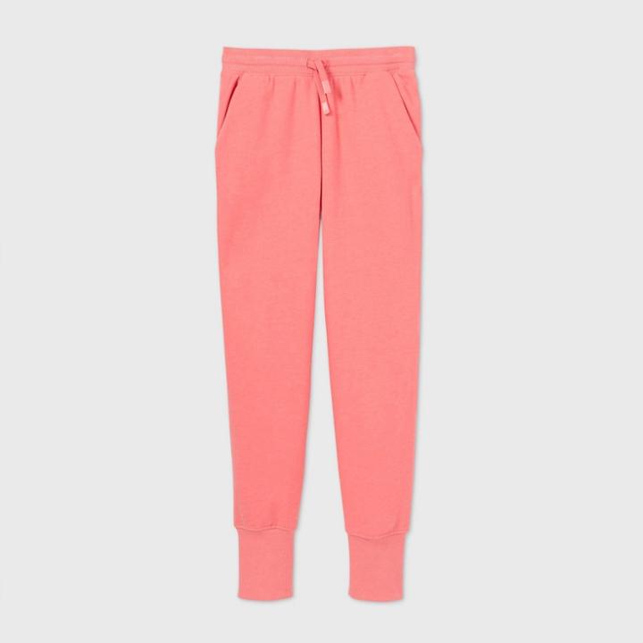 All In Motion Girls' Fleece Jogger Pants - All In