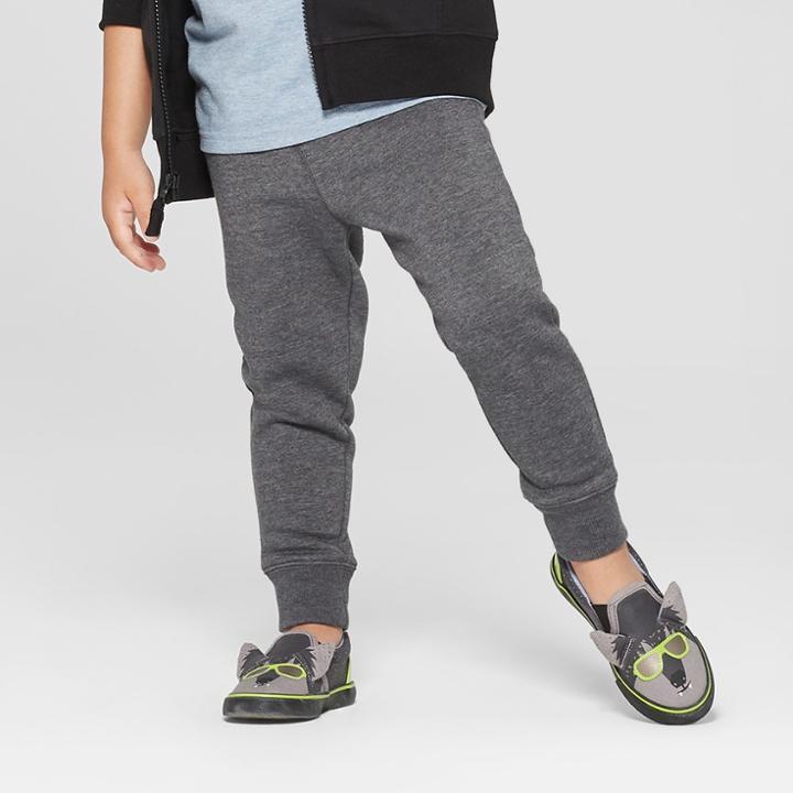 Toddler Boys' Jogger Pants - Cat & Jack Charcoal