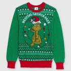 Men's Dr. Seuss' The Grinch Pullover Sweater - Green